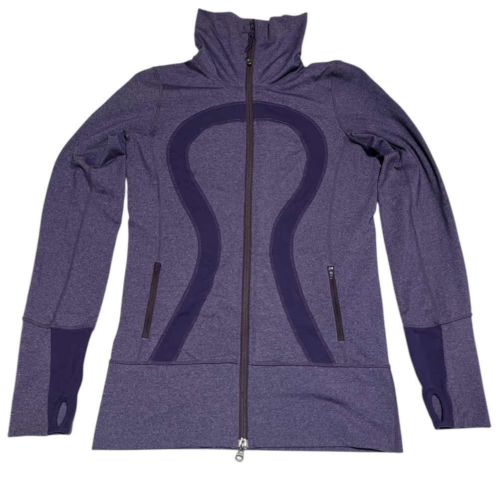 lululemon athletica  In Stride Deep Purple Full-Zip  Jacket